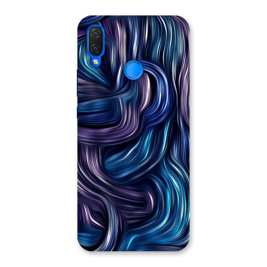 Blue and Purple Oil Paint Back Case for Huawei P Smart+