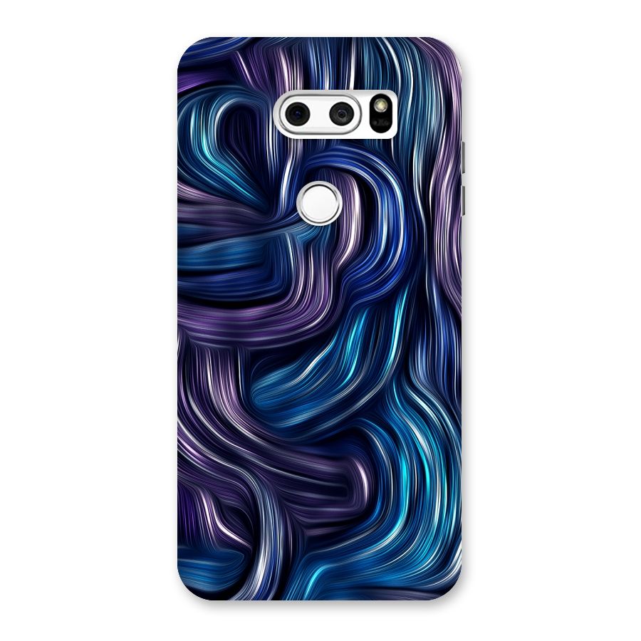 Blue and Purple Oil Paint Back Case for LG V30