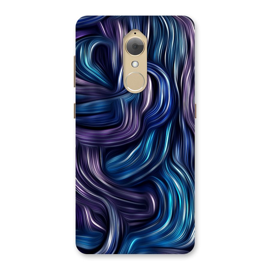 Blue and Purple Oil Paint Back Case for Lenovo K8