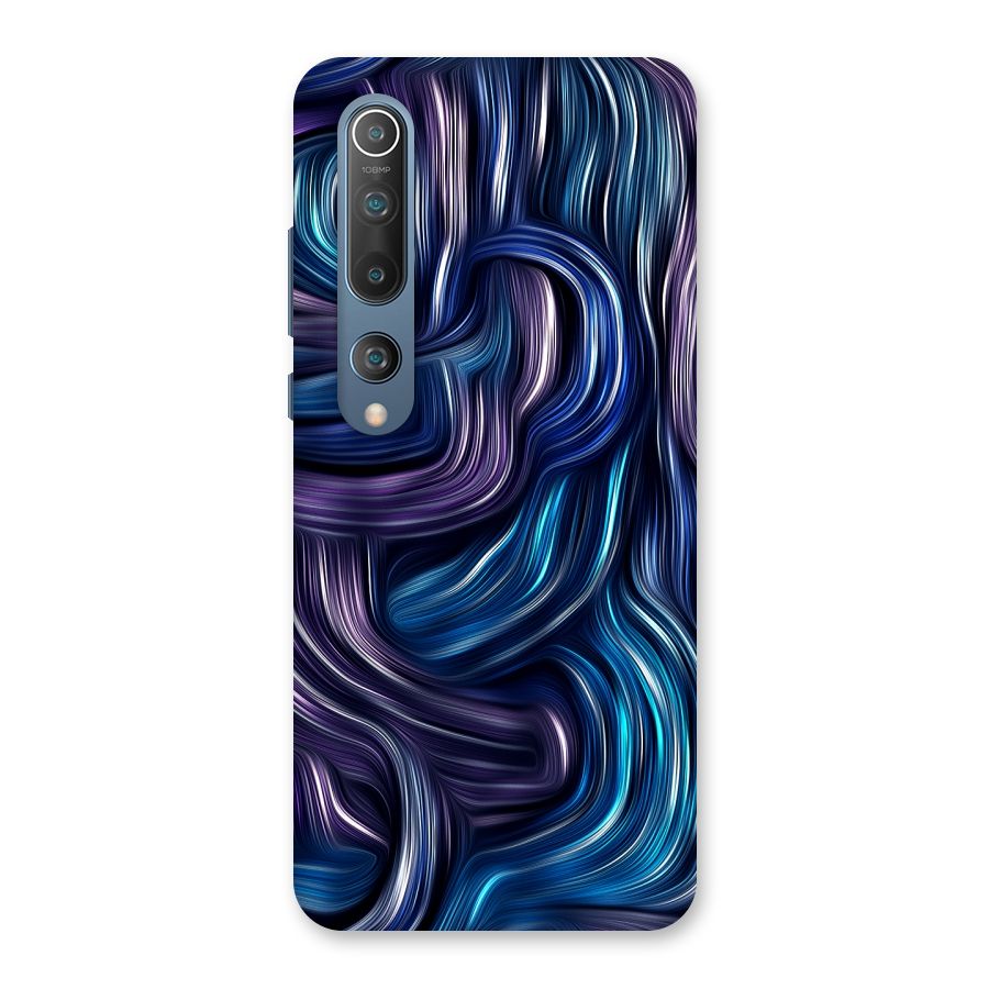 Blue and Purple Oil Paint Back Case for Mi 10