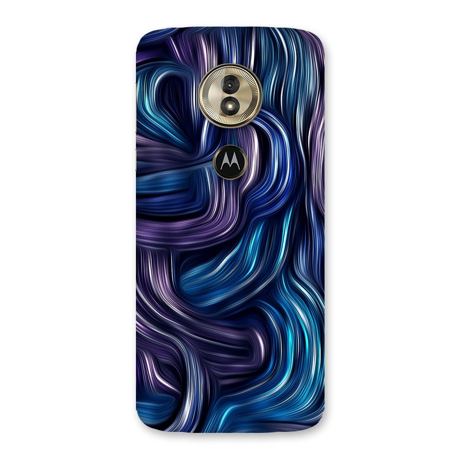Blue and Purple Oil Paint Back Case for Moto G6 Play