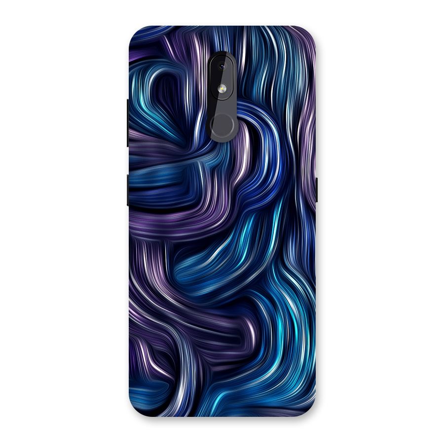 Blue and Purple Oil Paint Back Case for Nokia 3.2