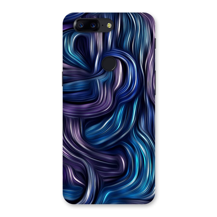 Blue and Purple Oil Paint Back Case for OnePlus 5T