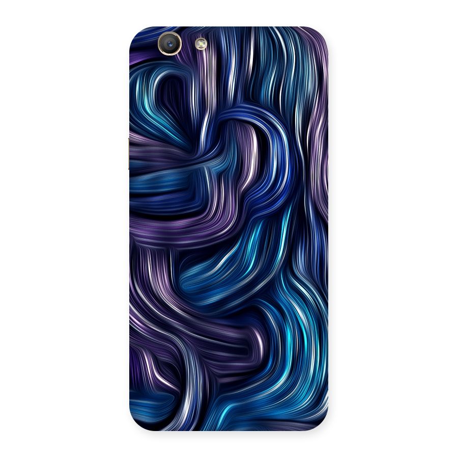 Blue and Purple Oil Paint Back Case for Oppo A59