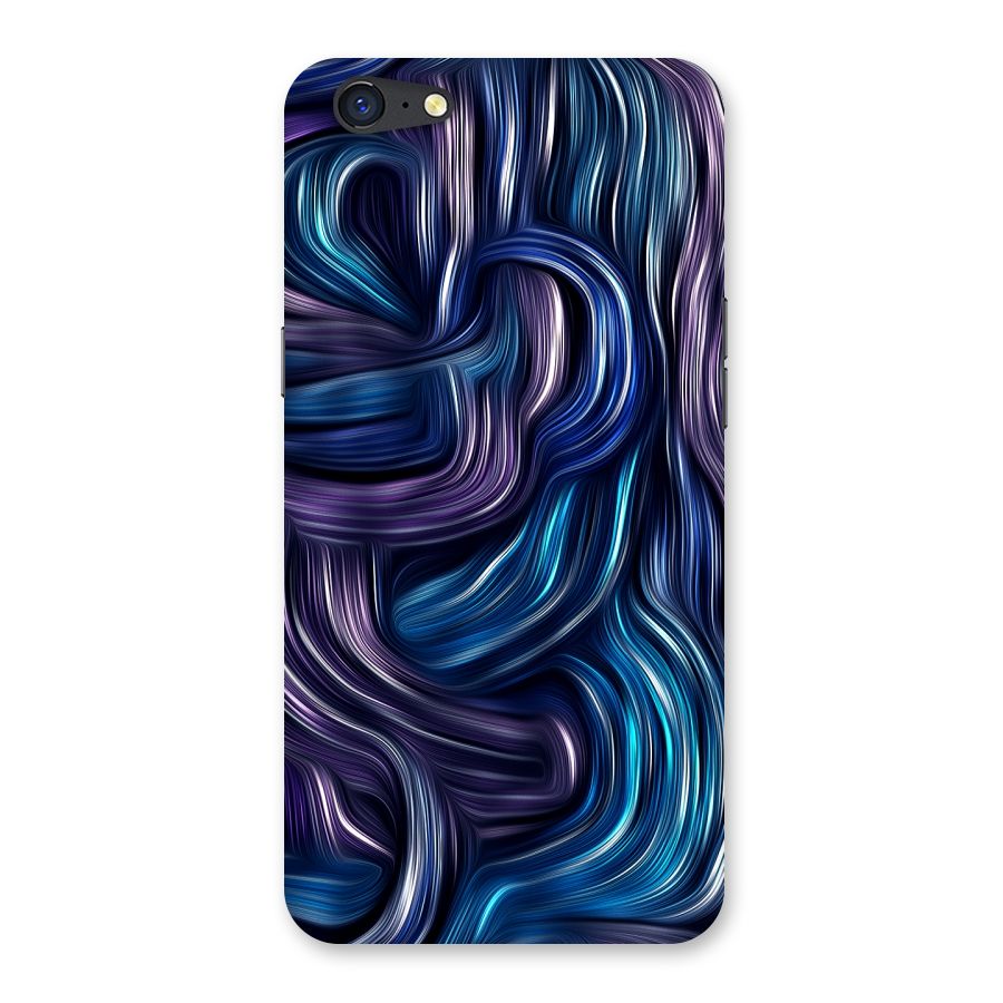 Blue and Purple Oil Paint Back Case for Oppo A71