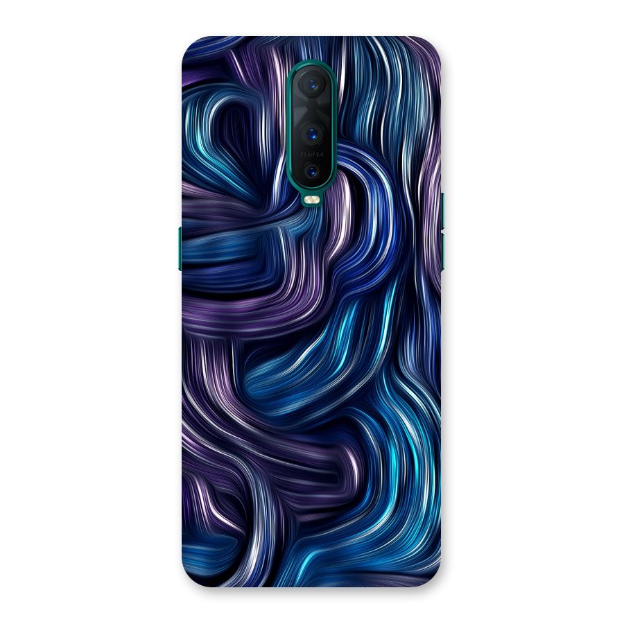 Blue and Purple Oil Paint Back Case for Oppo R17 Pro