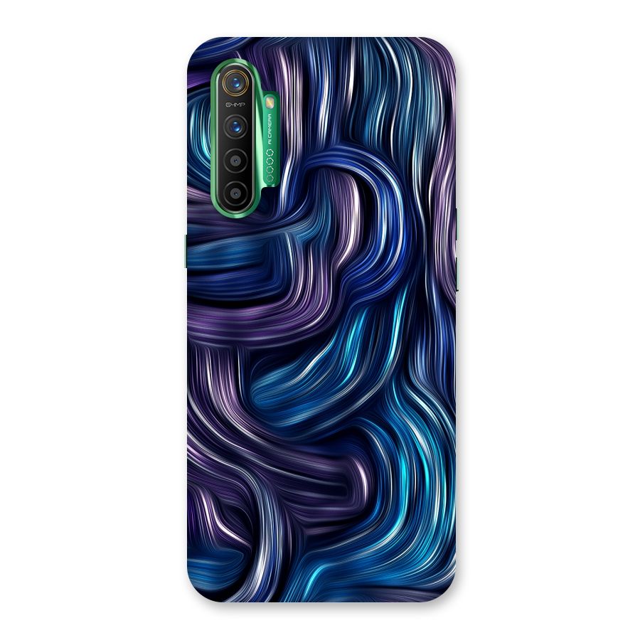 Blue and Purple Oil Paint Back Case for Realme X2
