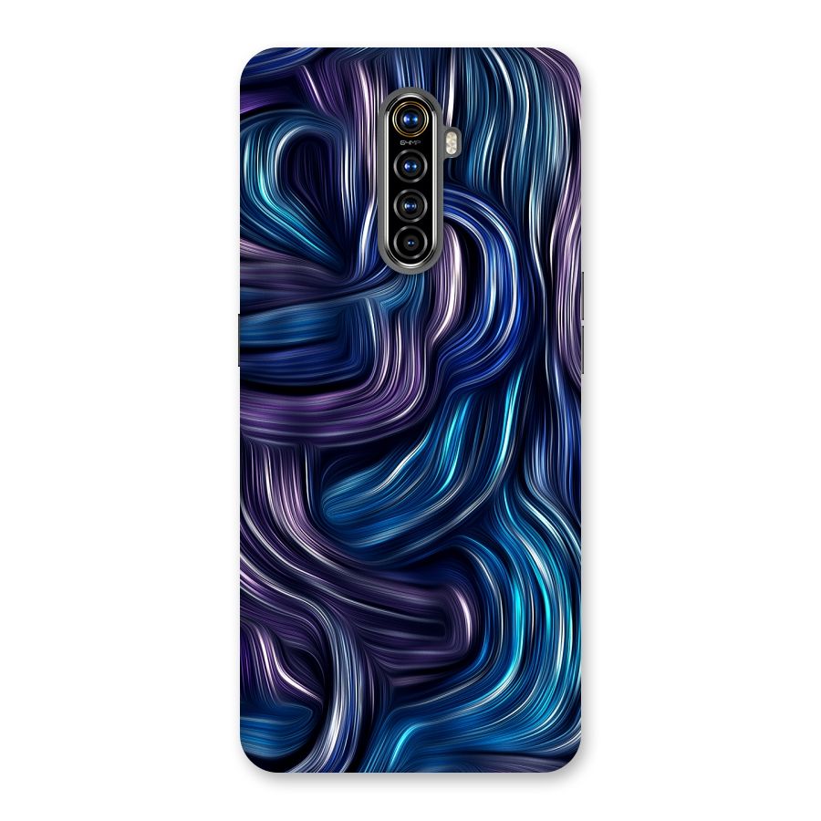 Blue and Purple Oil Paint Back Case for Realme X2 Pro