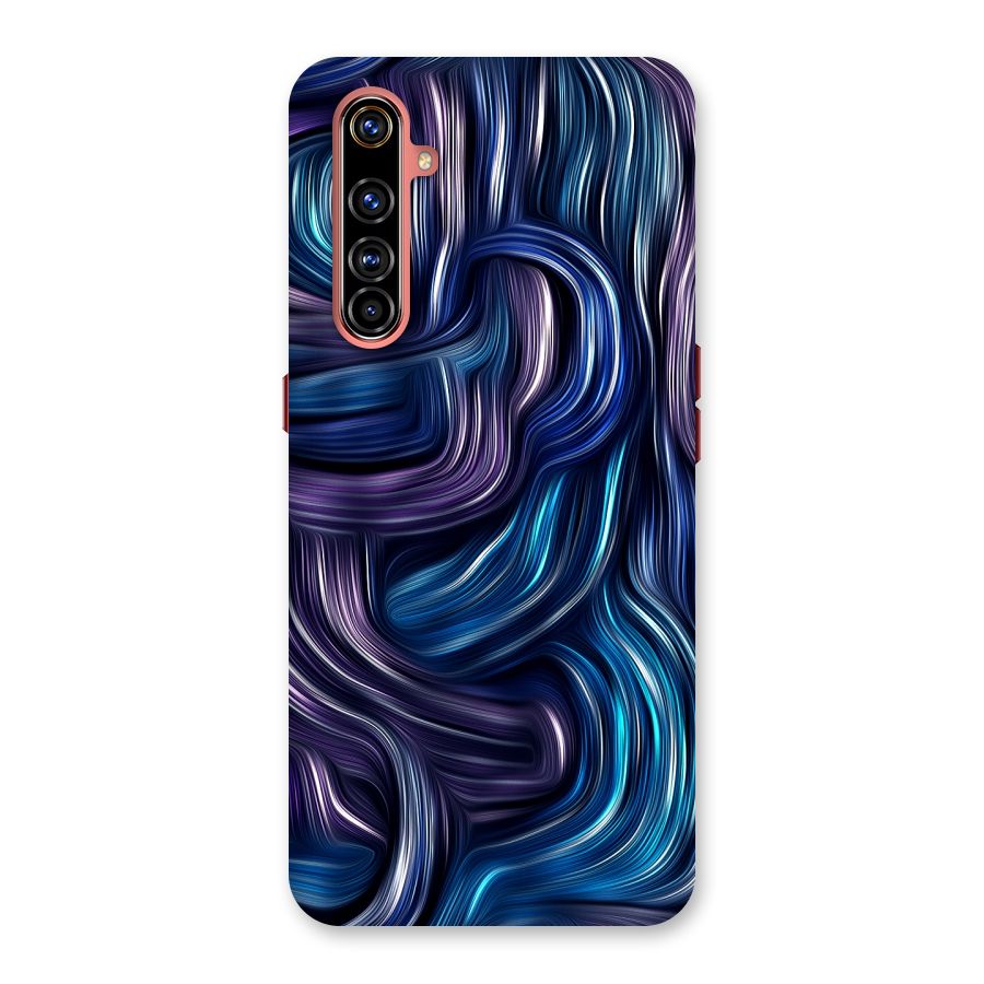 Blue and Purple Oil Paint Back Case for Realme X50 Pro