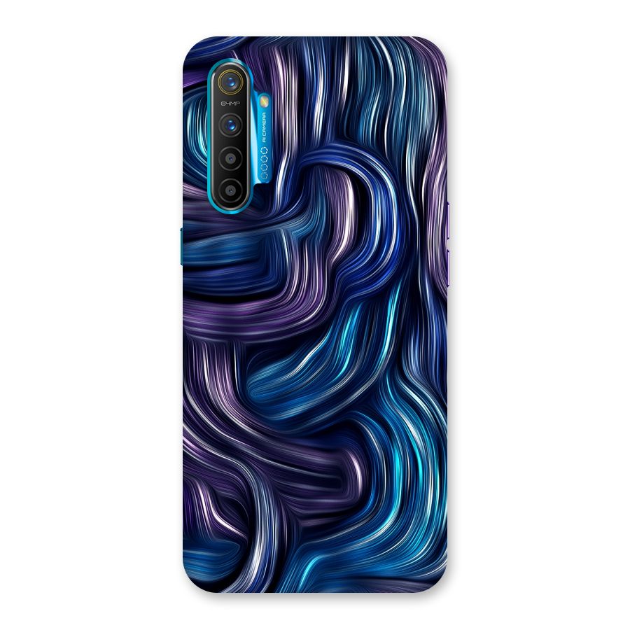 Blue and Purple Oil Paint Back Case for Realme XT