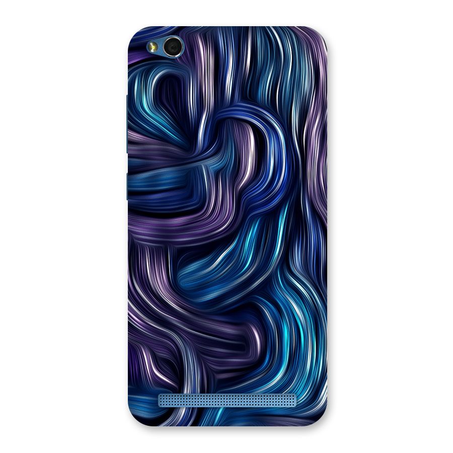 Blue and Purple Oil Paint Back Case for Redmi 5A