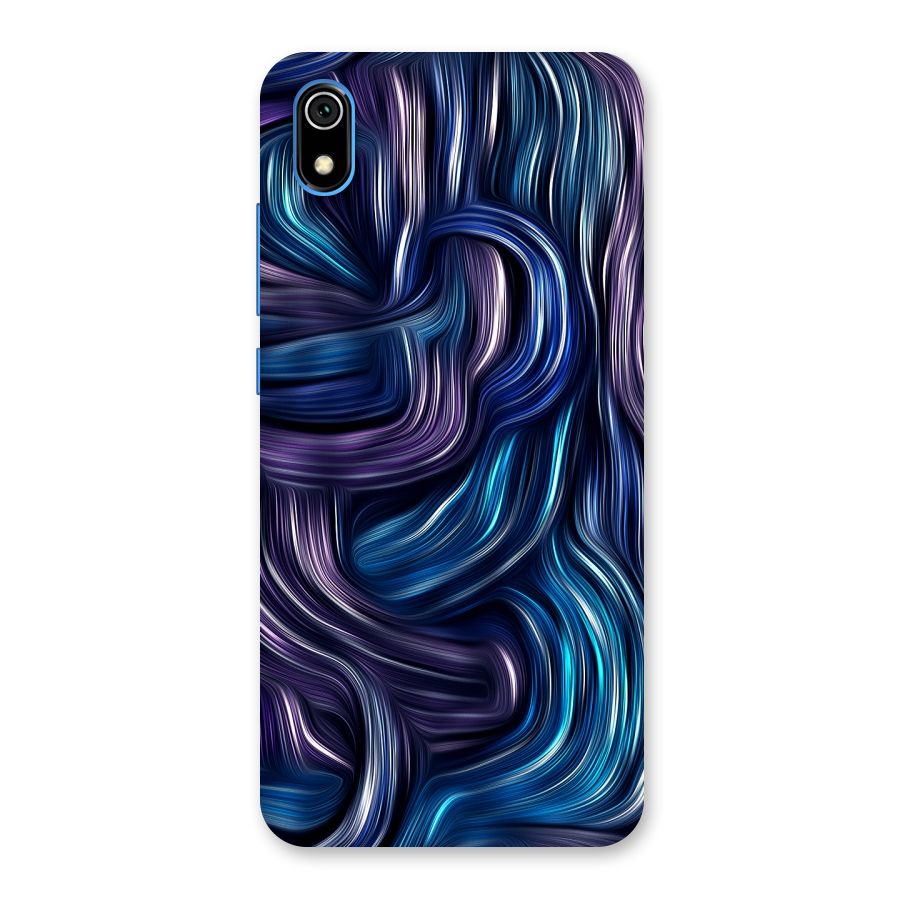 Blue and Purple Oil Paint Back Case for Redmi 7A