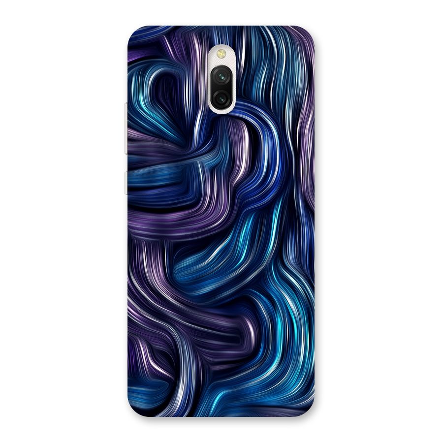 Blue and Purple Oil Paint Back Case for Redmi 8A Dual