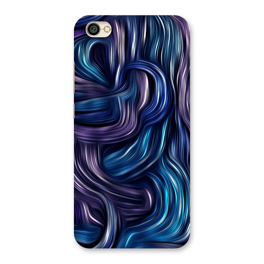 Blue and Purple Oil Paint Back Case for Redmi Y1 Lite