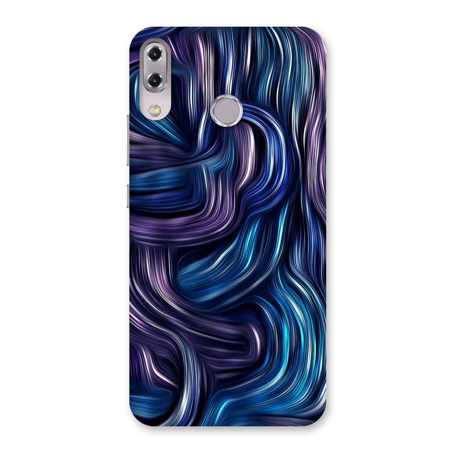 Blue and Purple Oil Paint Back Case for Zenfone 5Z