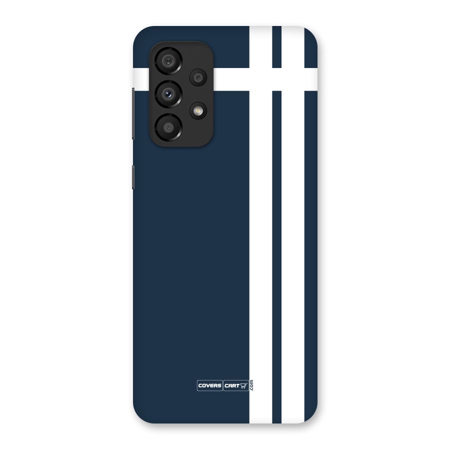 Blue and White Back Case for Galaxy A33 5G