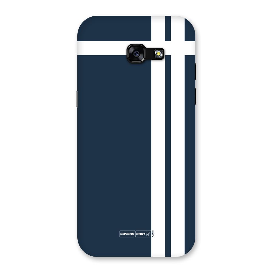 Blue and White Back Case for Galaxy A5 2017