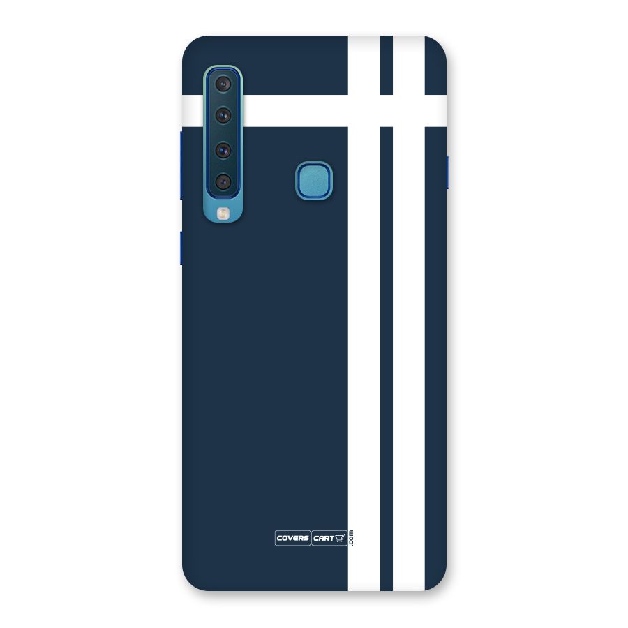 Blue and White Back Case for Galaxy A9 (2018)