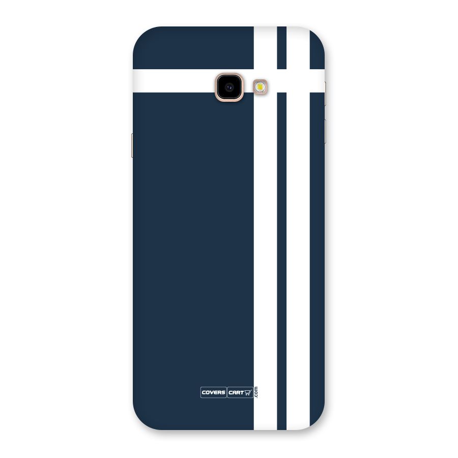 Blue and White Back Case for Galaxy J4 Plus
