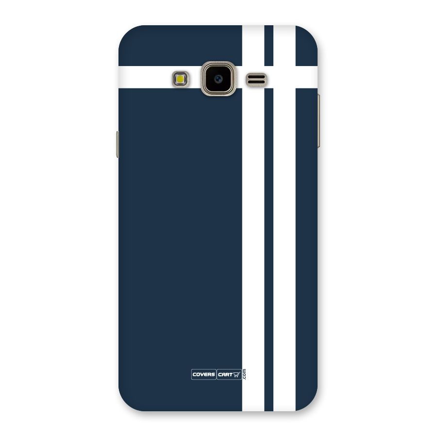 Blue and White Back Case for Galaxy J7 Nxt
