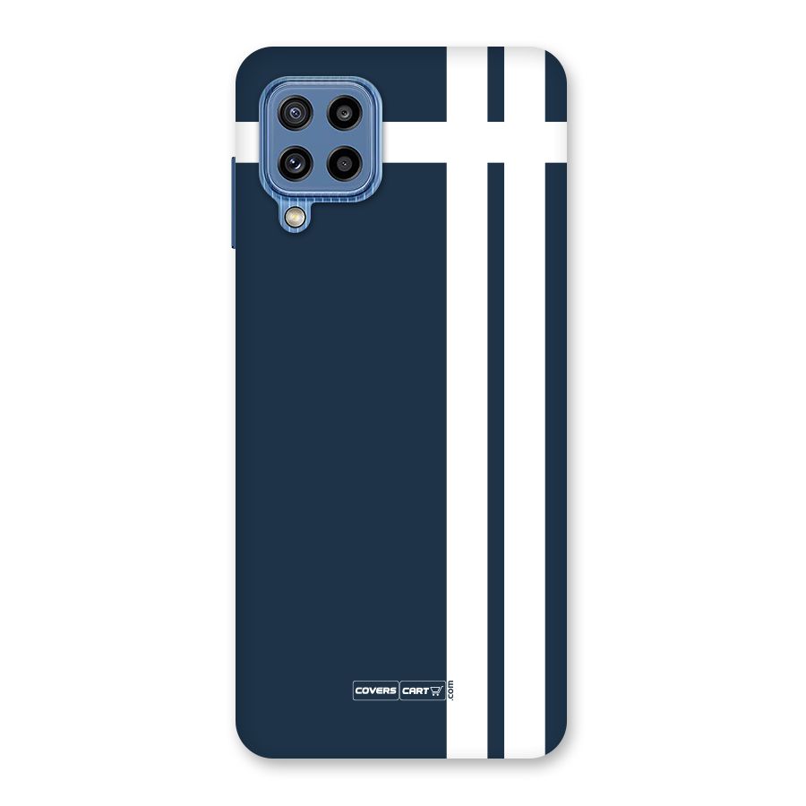 Blue and White Back Case for Galaxy M32