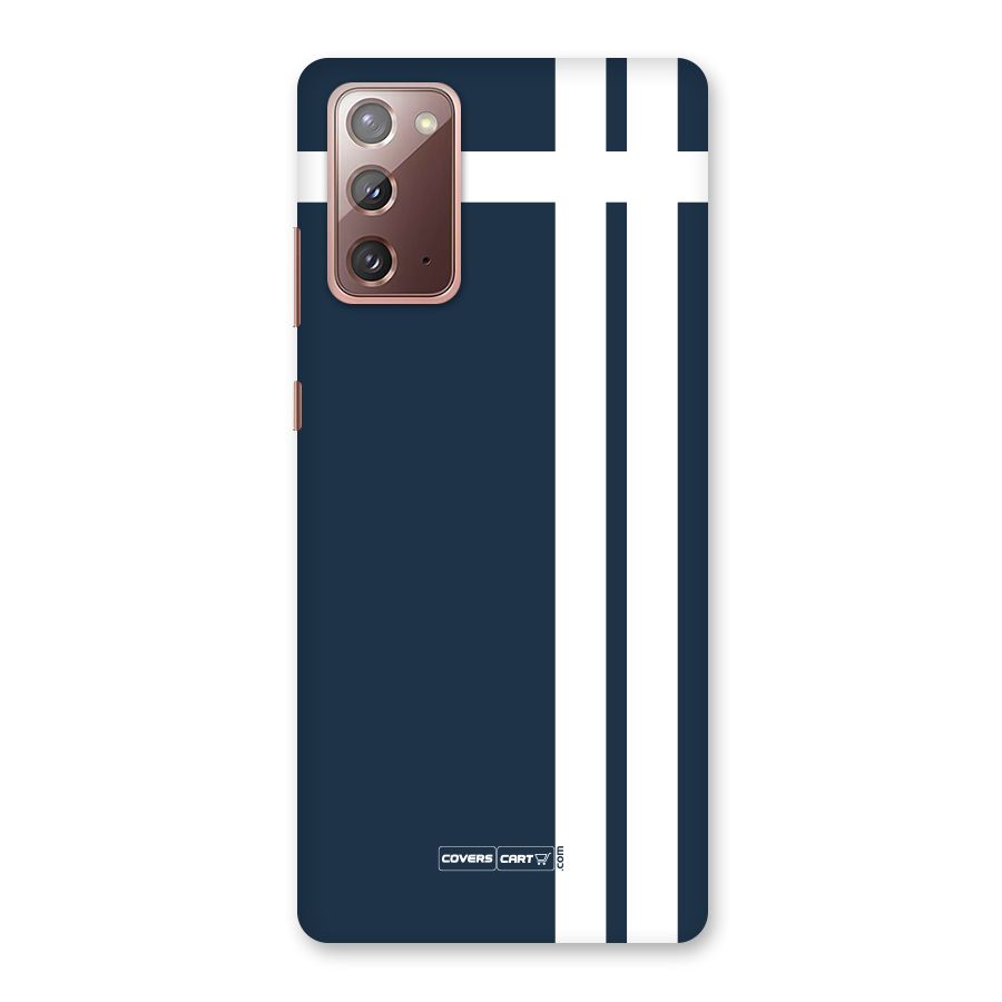 Blue and White Back Case for Galaxy Note 20