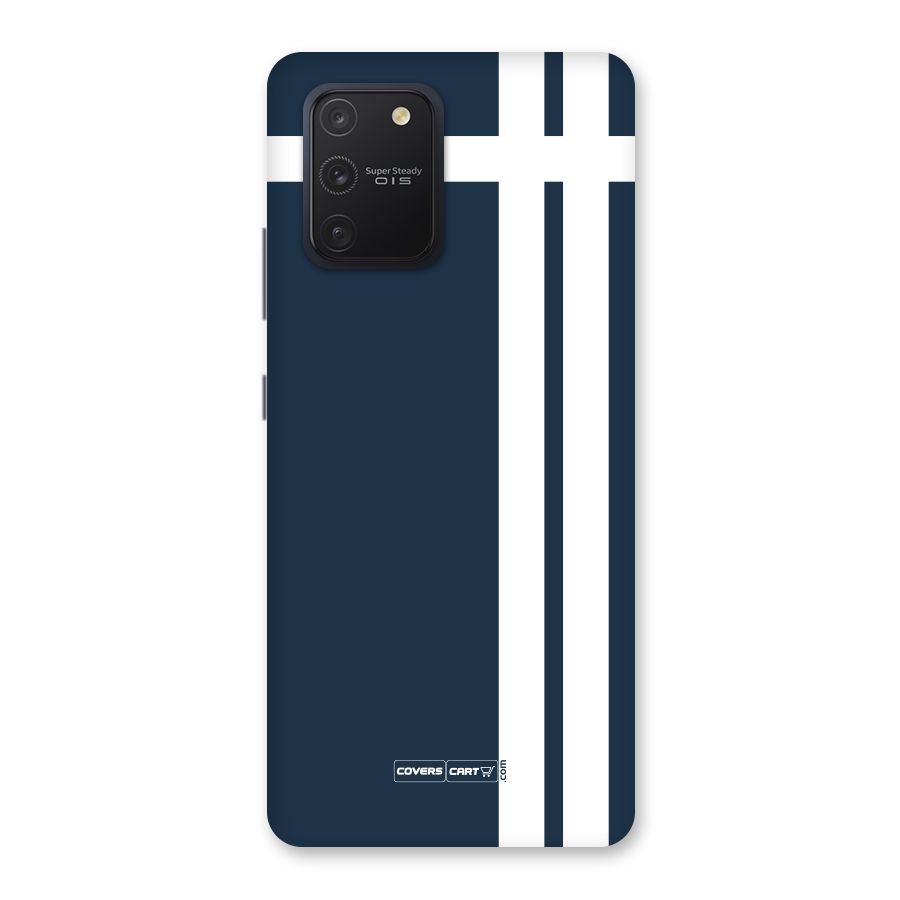 Blue and White Back Case for Galaxy S10 Lite