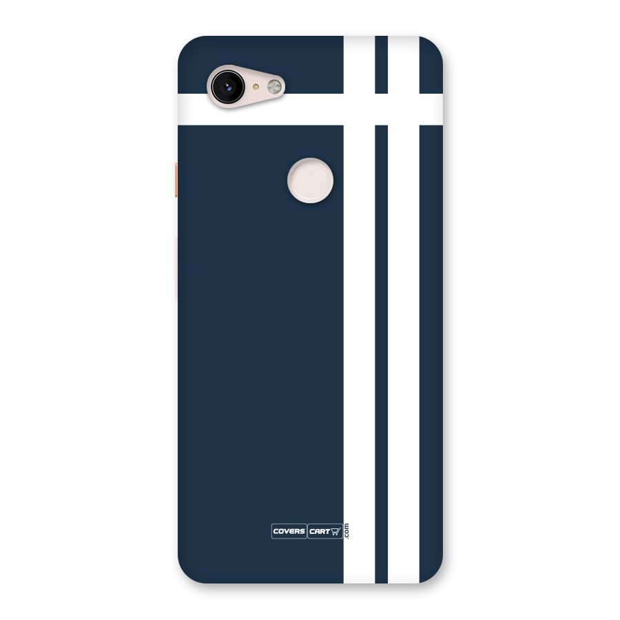 Blue and White Back Case for Google Pixel 3 XL