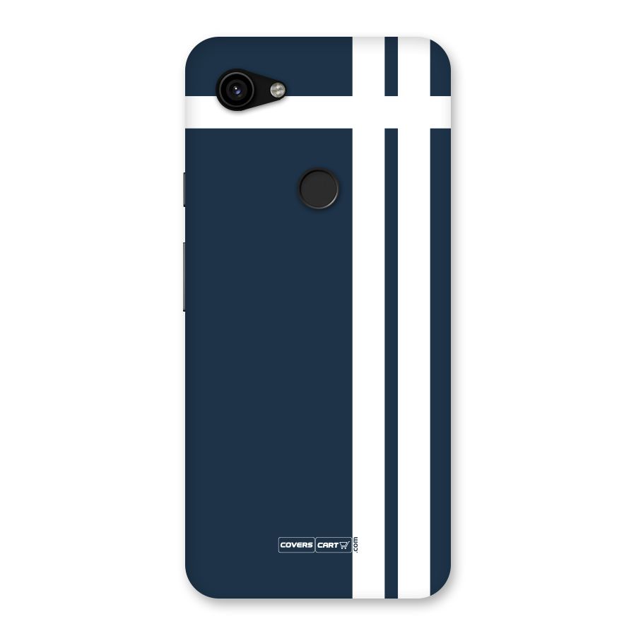 Blue and White Back Case for Google Pixel 3a XL