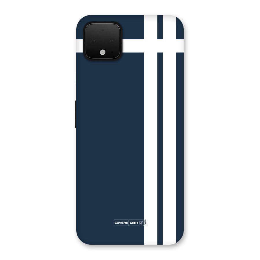 Blue and White Back Case for Google Pixel 4 XL