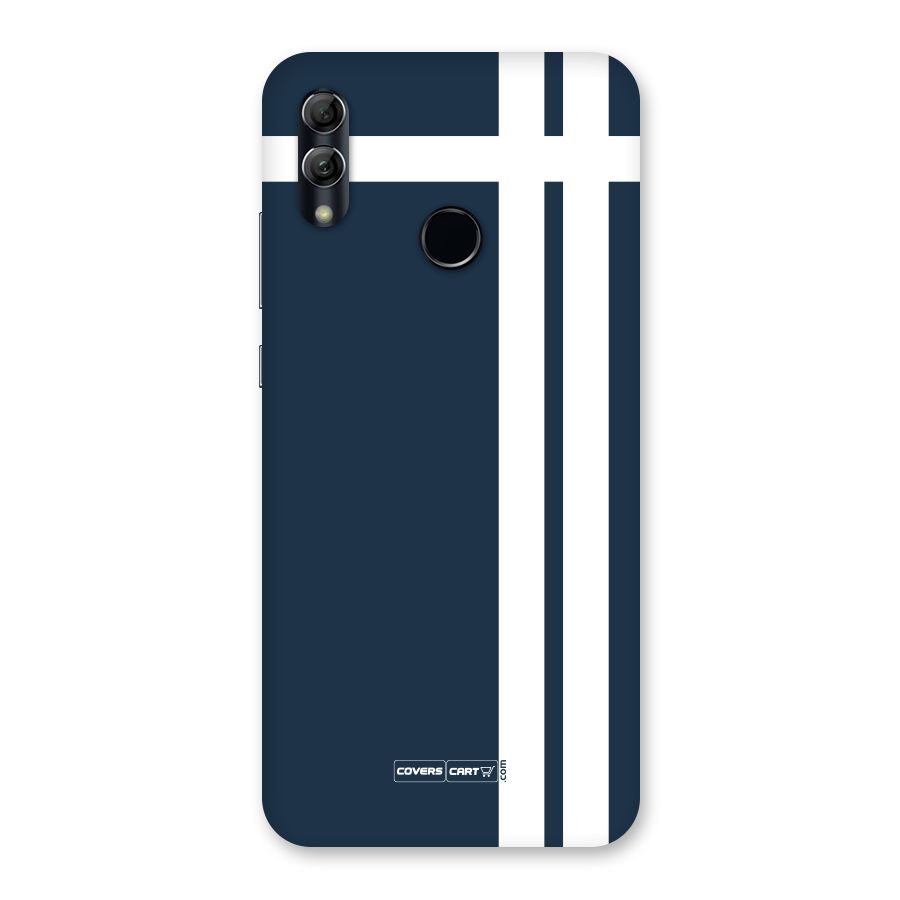 Blue and White Back Case for Honor 10 Lite