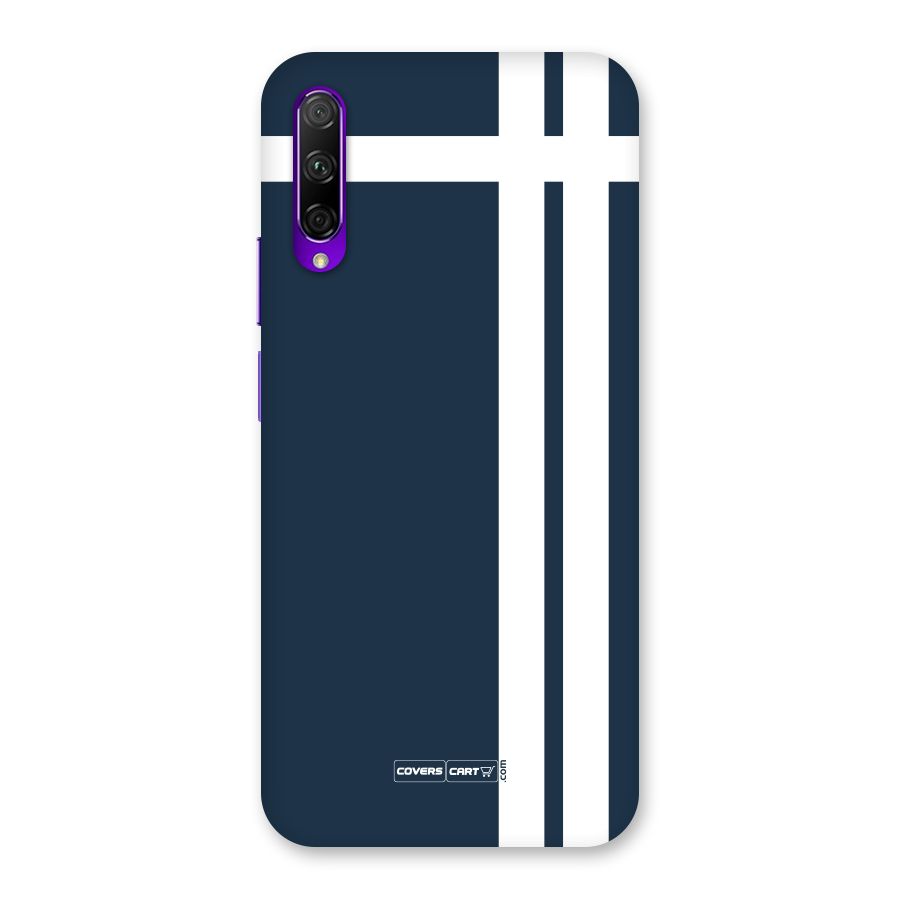 Blue and White Back Case for Honor 9X Pro
