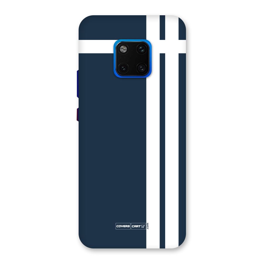 Blue and White Back Case for Huawei Mate 20 Pro