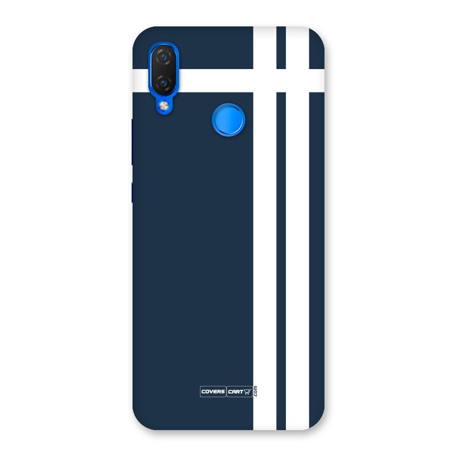 Blue and White Back Case for Huawei Nova 3i