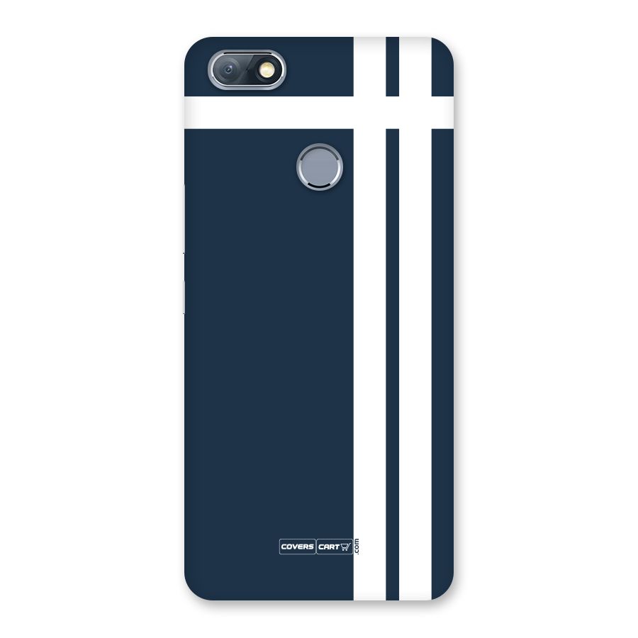 Blue and White Back Case for Infinix Note 5