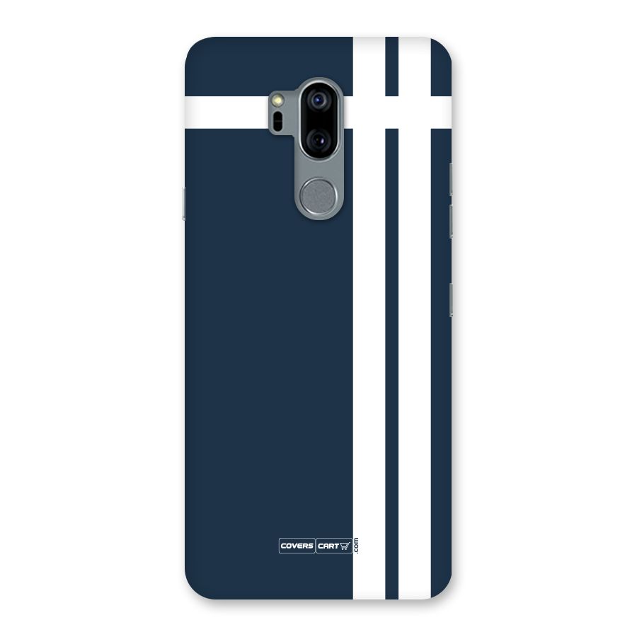 Blue and White Back Case for LG G7