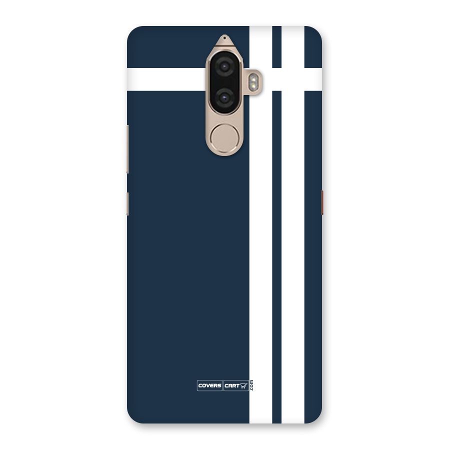 Blue and White Back Case for Lenovo K8 Note