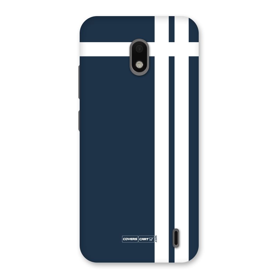 Blue and White Back Case for Nokia 2.2