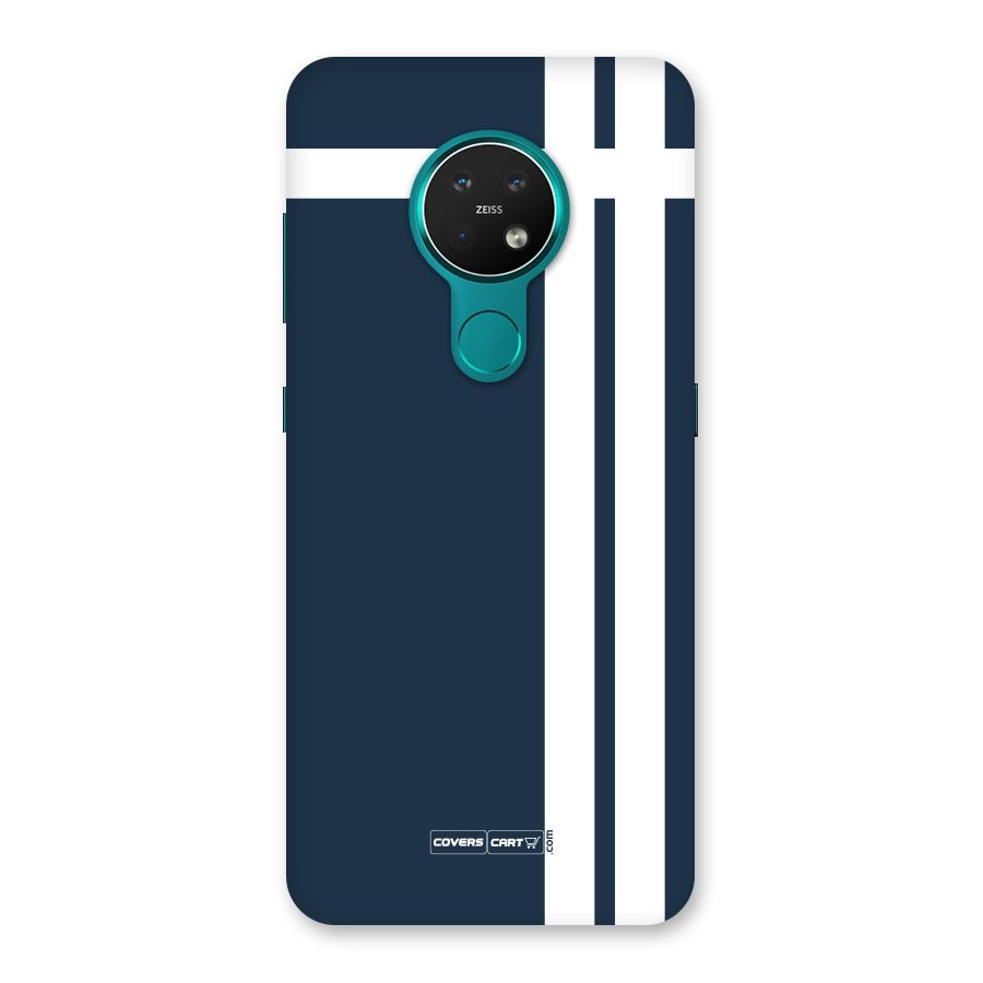 Blue and White Back Case for Nokia 7.2