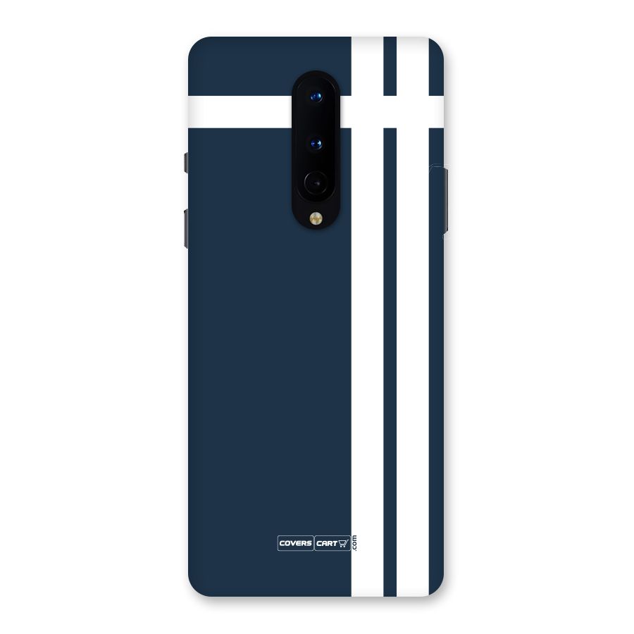 Blue and White Back Case for OnePlus 8