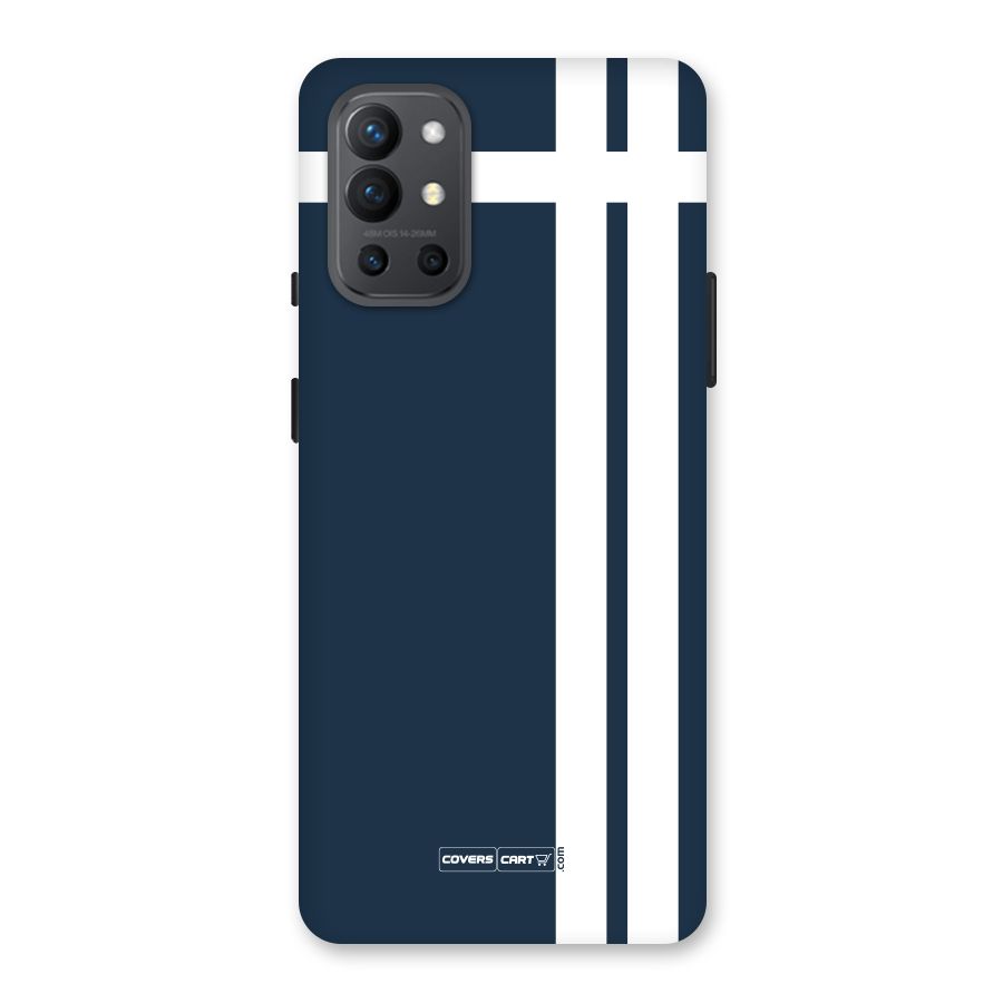 Blue and White Back Case for OnePlus 9R