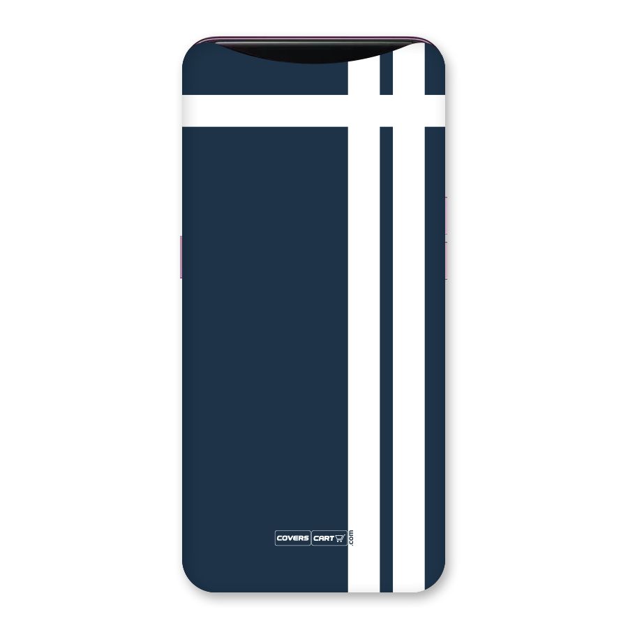 Blue and White Back Case for Oppo Find X