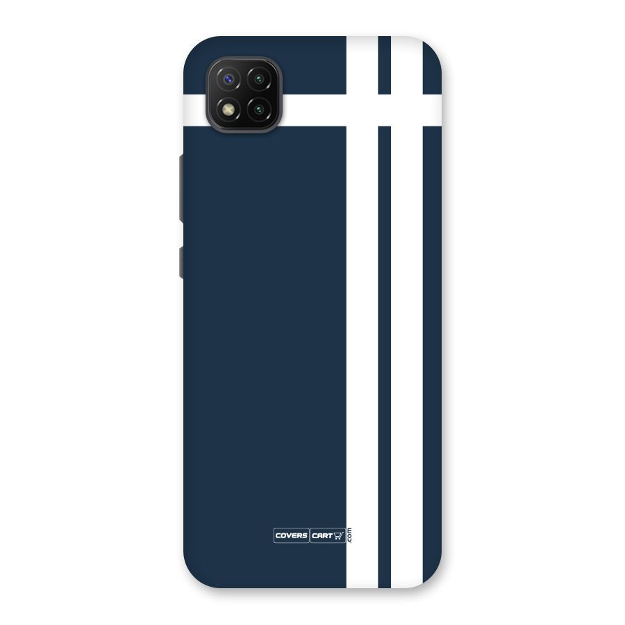 Blue and White Back Case for Poco C3