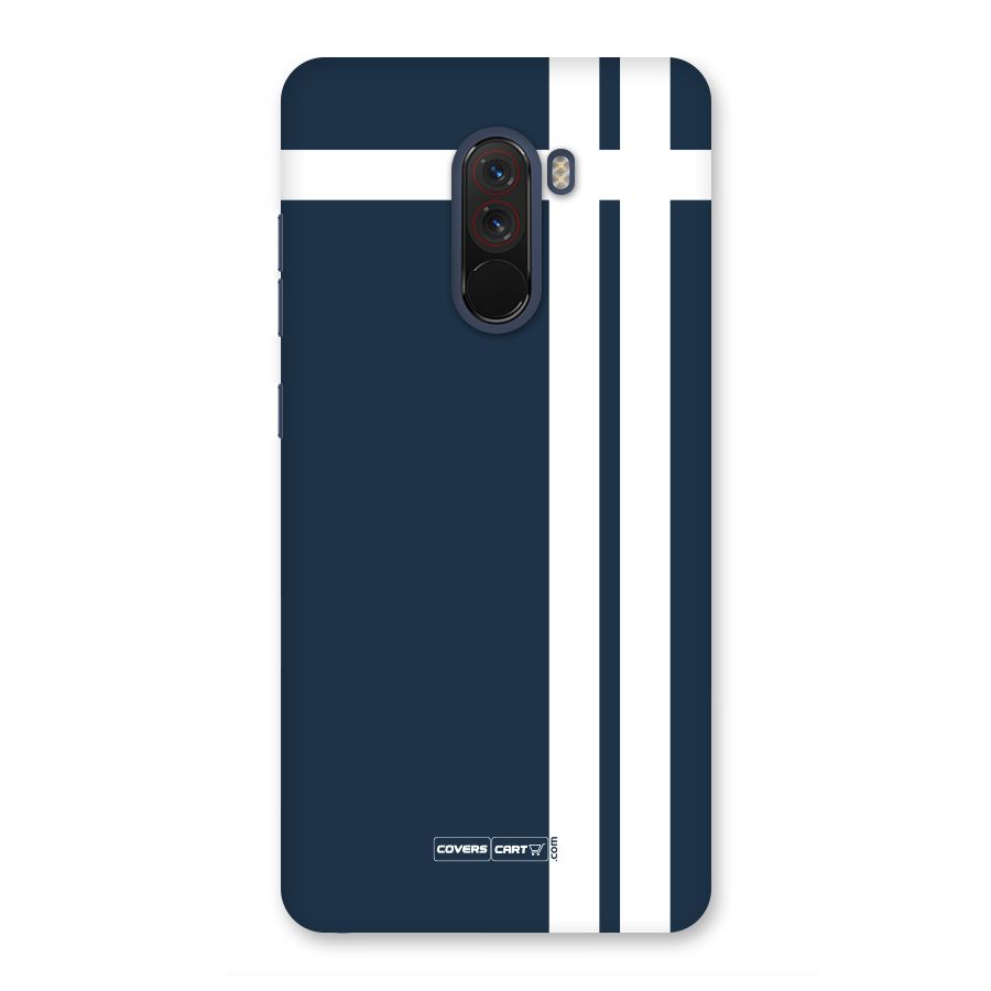 Blue and White Back Case for Poco F1