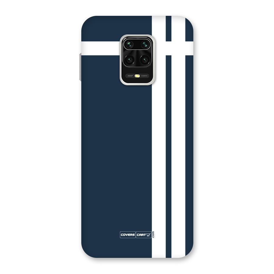 Blue and White Back Case for Poco M2 Pro