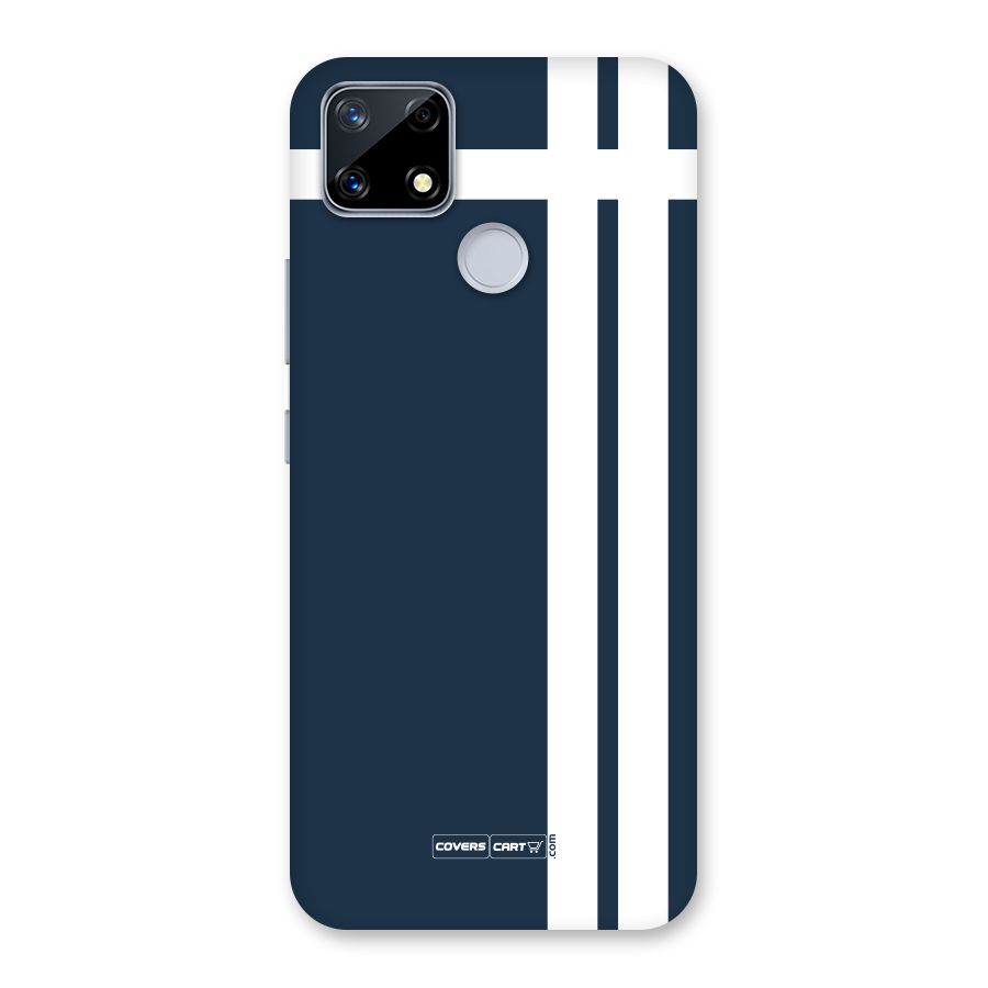 Blue and White Back Case for Realme Narzo 20