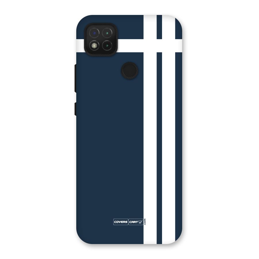 Blue and White Back Case for Redmi 9