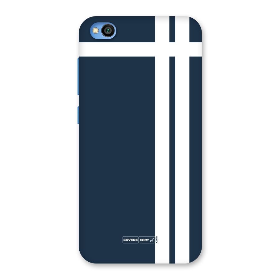 Blue and White Back Case for Redmi Go