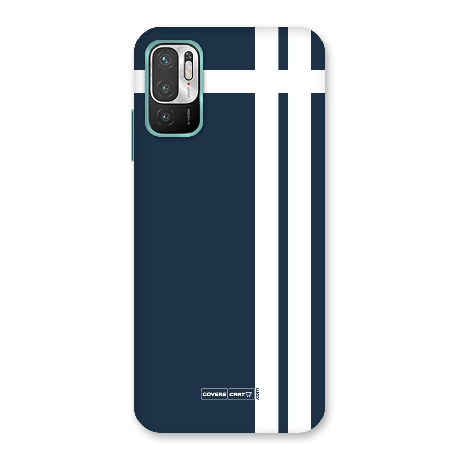 Blue and White Back Case for Redmi Note 10T 5G