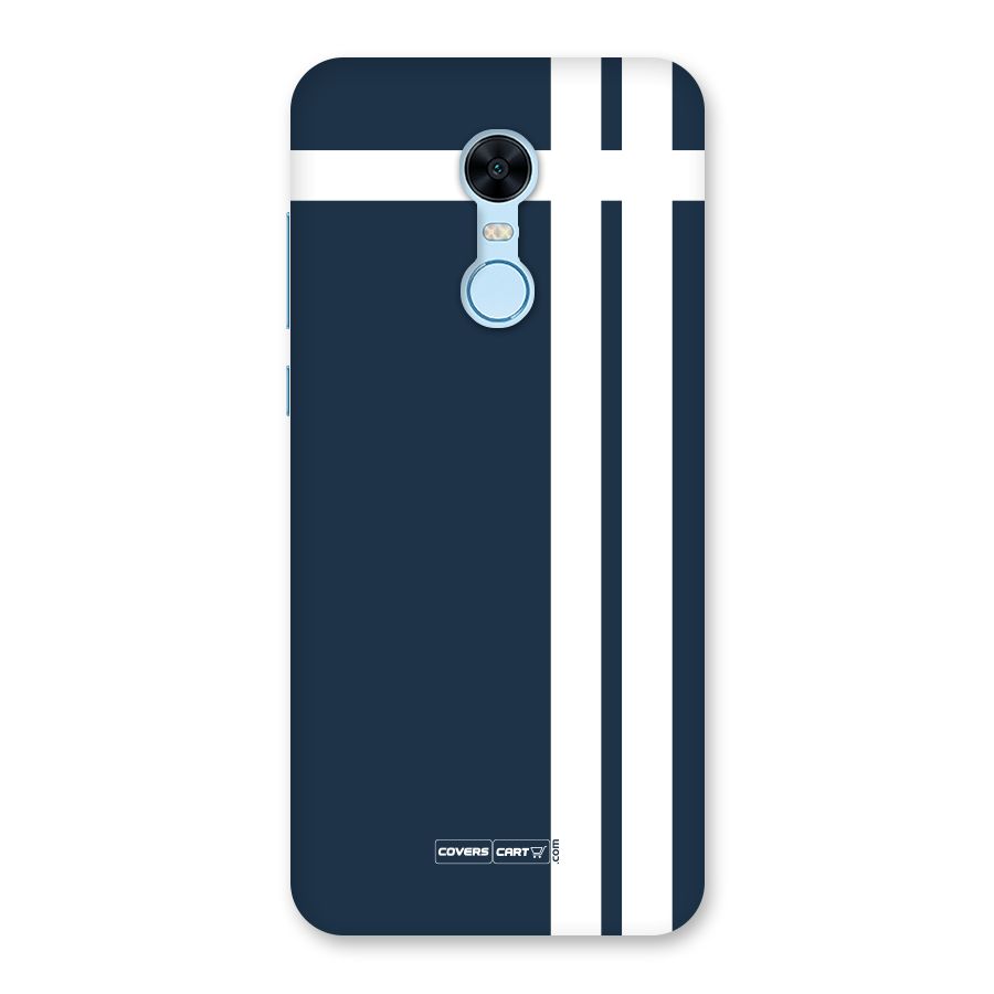 Blue and White Back Case for Redmi Note 5